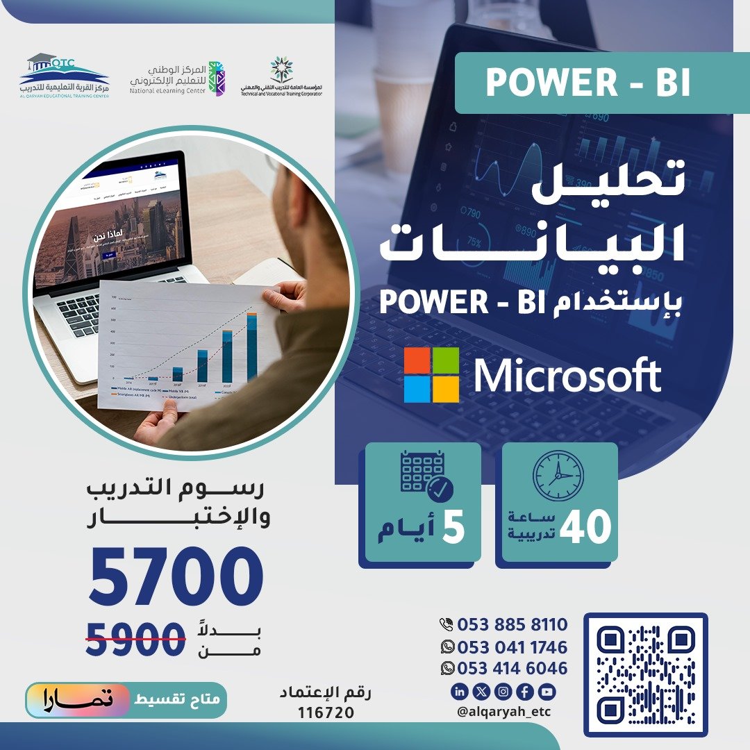 تحليل البيانات باستخدام Power BI